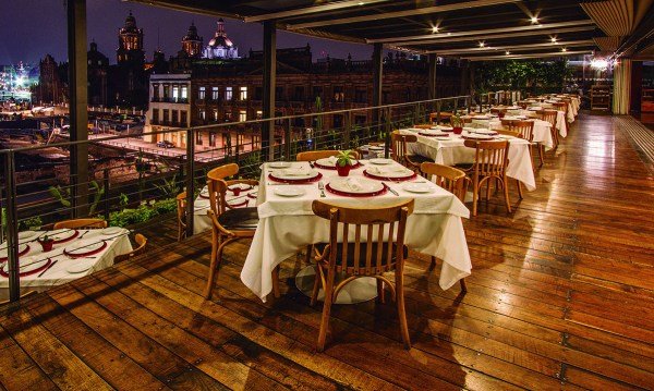 Restaurante con vistas al templo mayor